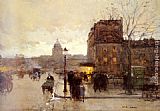 Boulevard Henri IV - Crepuscule by Luigi Loir